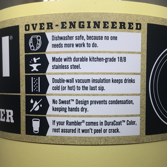 ☀️ Yeti Rambler Tumbler Daybreak Yellow 30oz Magalider NWT ☀️ - Picture 5 of 5